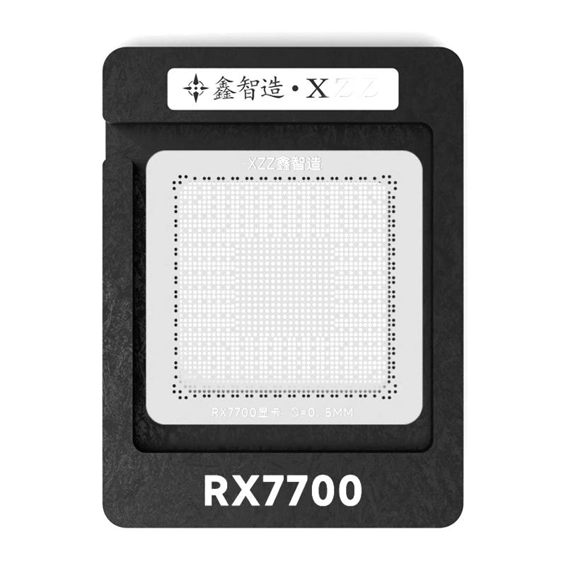 1Pcs XZZ CPU Solder Paste/ball Stencil for Laptop AMD R9-7940HS RX6600XT RX6700XT RX6800XT RX7700XT SR3S0 SRLWS SRMHU SRN23