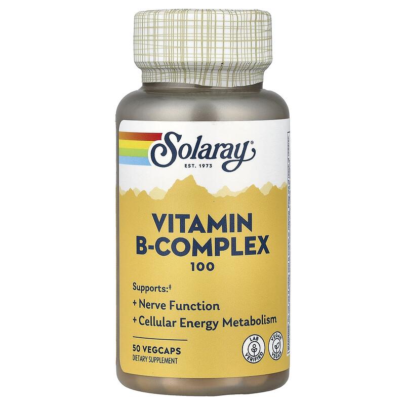 Vitamin B-Complex 100, 50 VegCaps