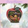 Schönes Prinzessin und Biest Acryl Cartoon Weihnachtsbaumschmuck für Partys