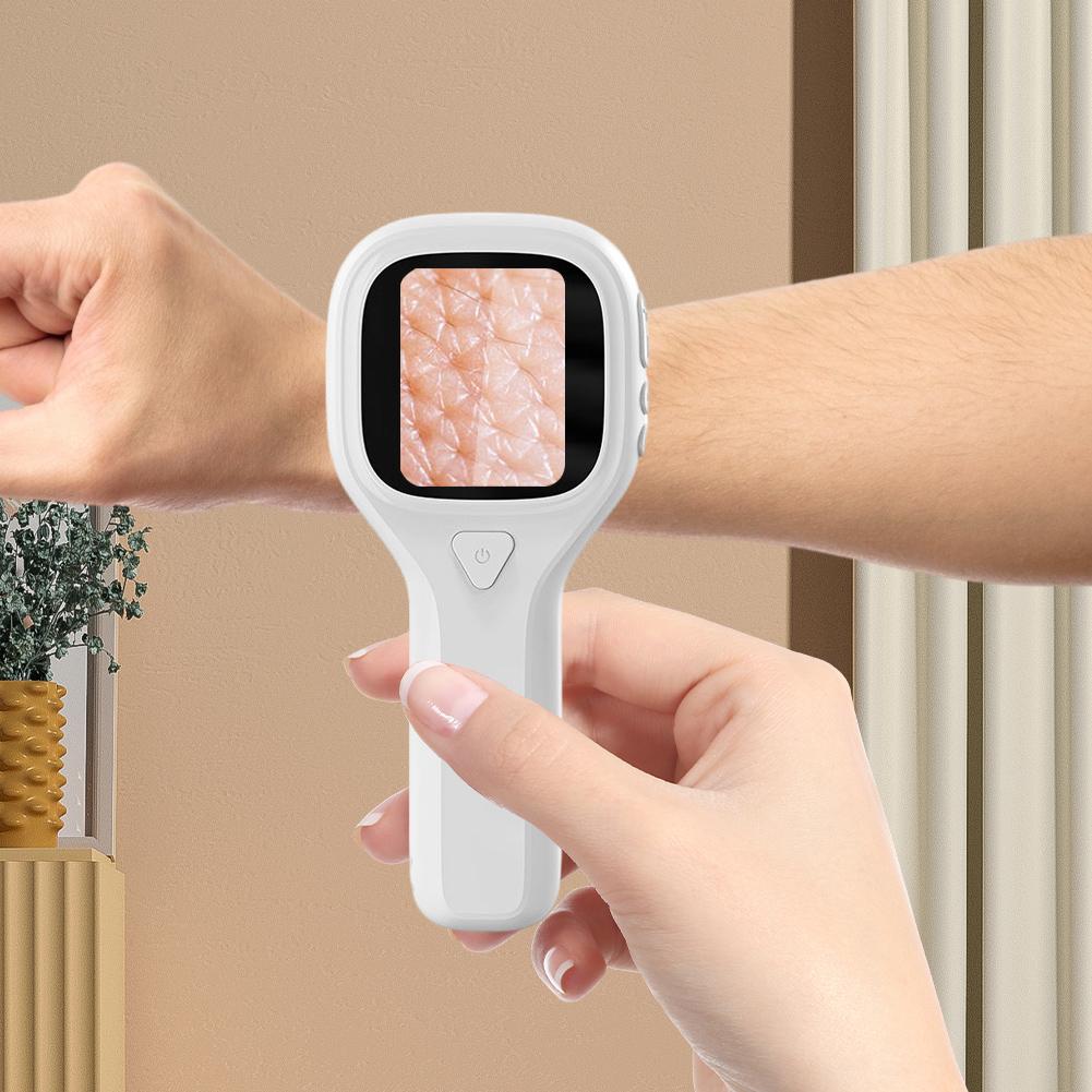 500X Microscope for Kids 2 Inch IPS Screen Handheld Digital Magnifier 2 MP Portable Microscopes with 6 LED Light for Adults Kids