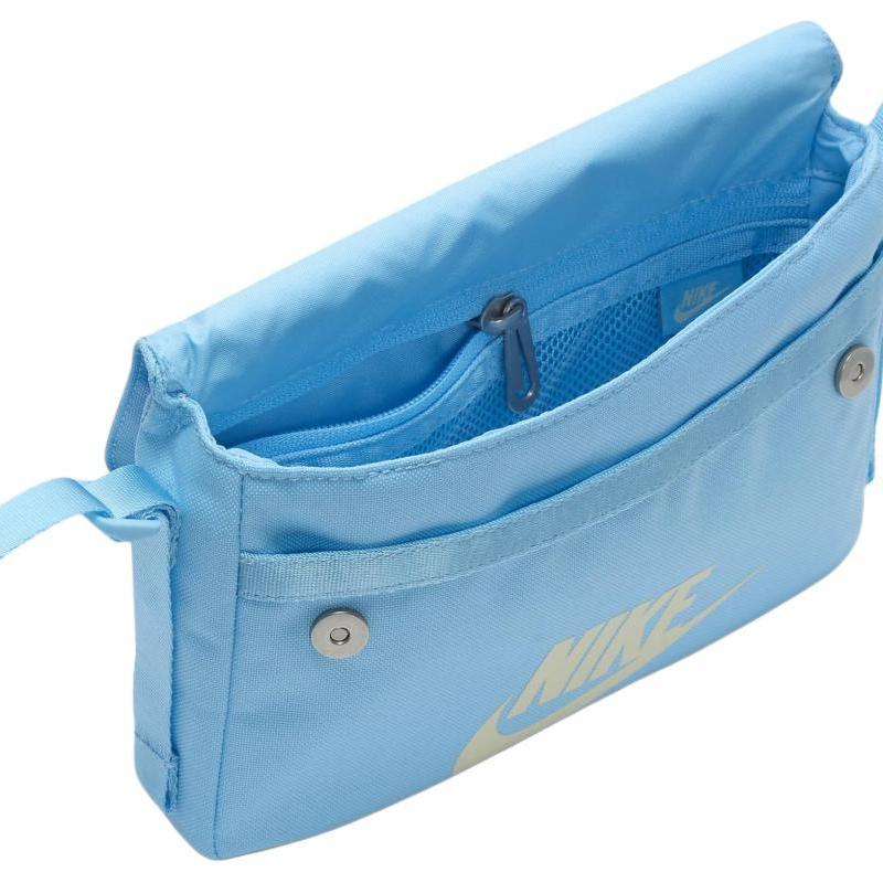 Nike Polyester Messenger Bag Shoulder Bag Crossbody Bag Women's Water Bottle Blue With Coconut Milk Casual CW9300-407