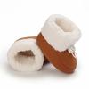 Baby Winter Cotton Shoes With Soft Sole And Magic Tape Closure For Toddler Comfort
