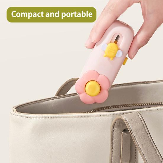 Mini Bag Sealer And Cutter Rechargeable Chip Bag Sealer Portable Sealing Machine