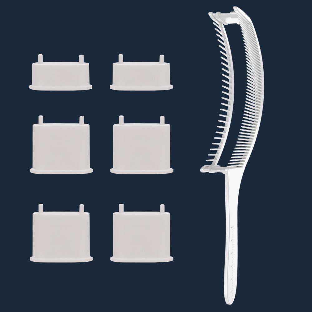 Grzebienie Barber Fade w nowym stylu Profesjonalny fryzjer Strzyżenie włosów Grzebień zakrzywiony Grzebień pozycjonujący Grzebień płaski odporny na ciepło Narzędzia do włosów