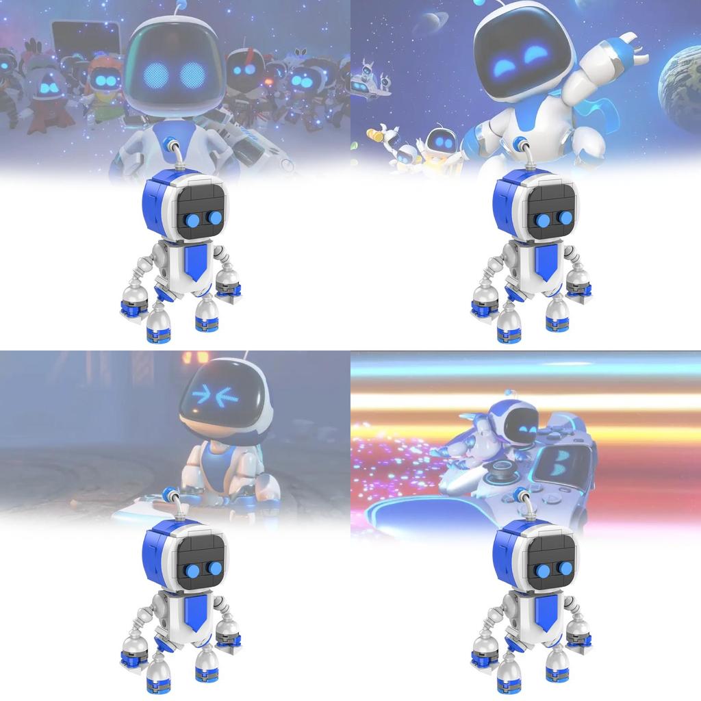 Astro Bot Building Blocks Toy For Kids Educational Plastic Construction Set