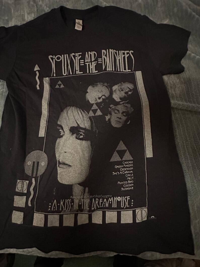 Siouxsie And The Banshees Punk Rock black T-shirt Retro style Remake NH13744 XXL