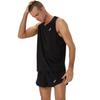 Running Wear Running Dry Singlet 2011D240 001 L [ASICS] Men's (Performance Black)