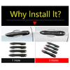 Car Outer Door Handle Protector Cover Trim ABS Chrome Black Carbon Accessories For Toyota Camry Corolla Avalon Prius  - 2025