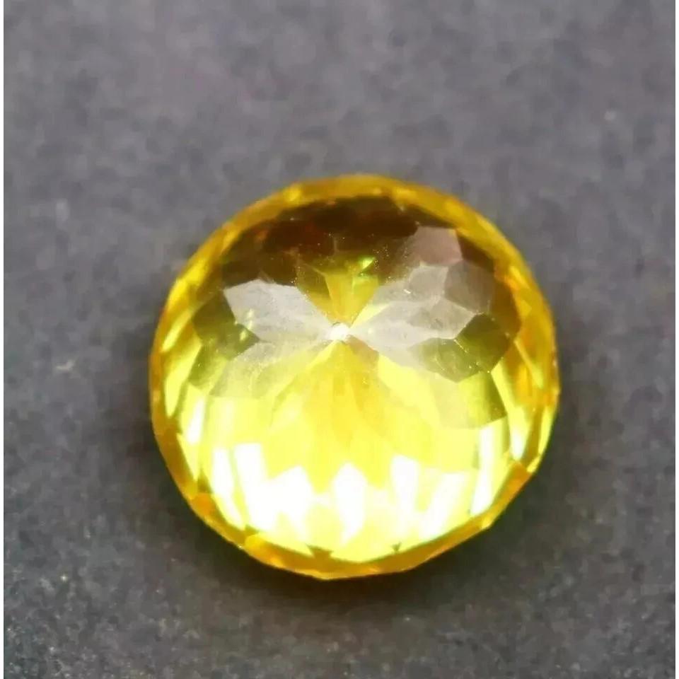 Natural Precious Zircon Yellow Combodian Round Cut 56-58 Ct Stunning Gemstone
