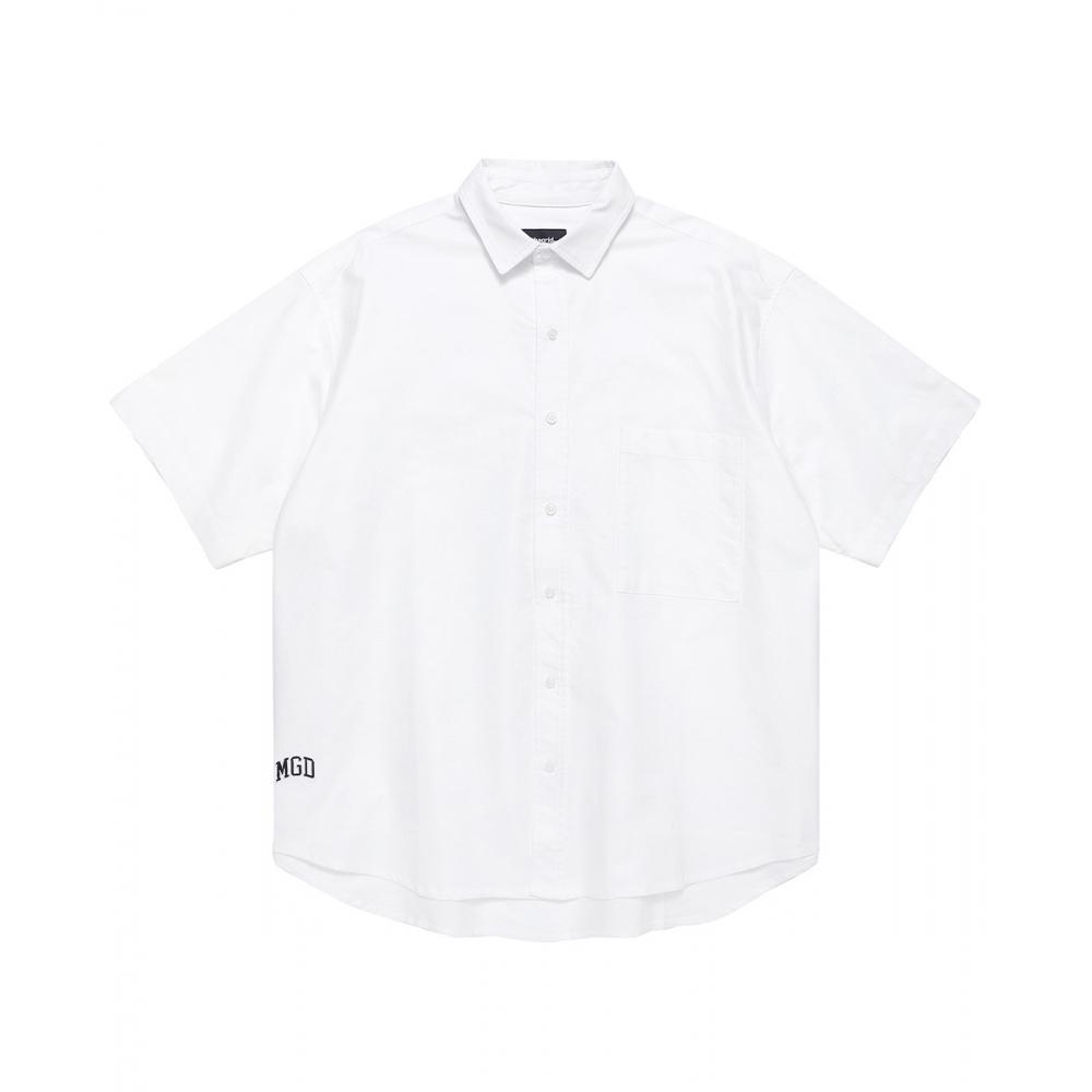 

MAHAGRID MGD LOGO HALF SLEEVE SHIRT WHITEMG2CMMW340A
