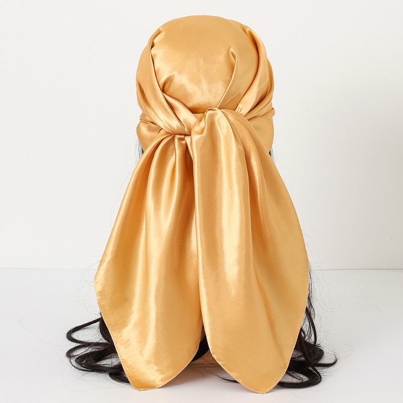New cashew print silk scarf women's trend versatile shawl satin headscarf 90 square scarf scarf women