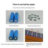2 Sheets Self Adhesive Insulation Gasket High Insulation Pad for 18650 Li Ion Battery 1S to 5S Power Bank DIY