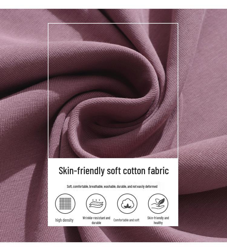 Elegant Cotton Lapel Long-Sleeve T-Shirt for Women in Their 50s - Autumn & Winter Fashion