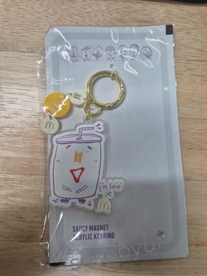 BTS (Unopened) JIN X McDonald's Acrylic Keyring
