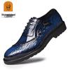 Autumn 2025 Men's Pointed Toe Leather Shoes – Breathable, Casual Business Style with Nappa Grain and Rubber Sole