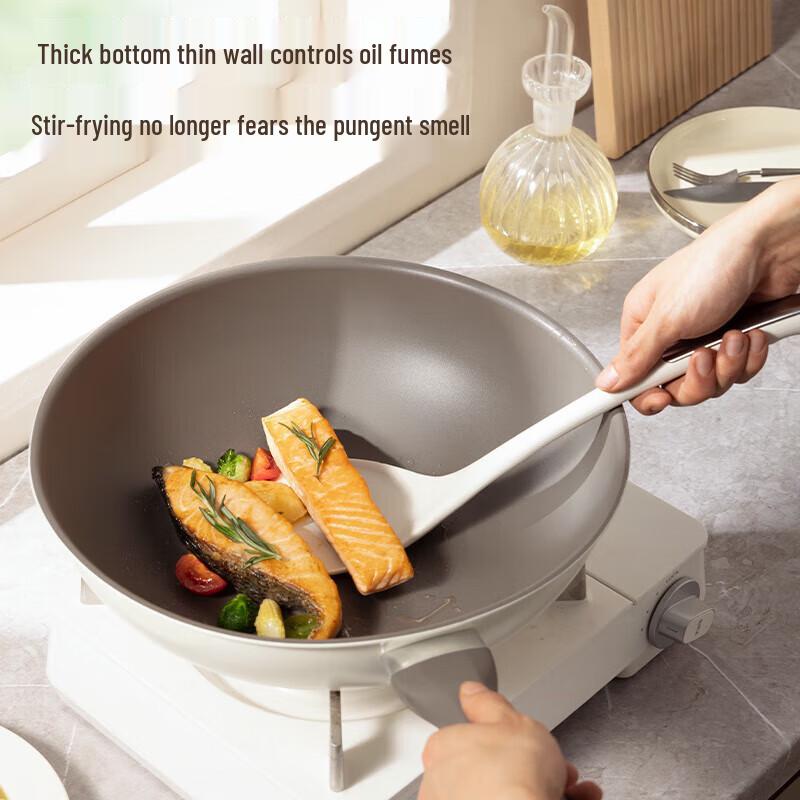 Cui Da Huang CJ32CG 32cm Ceramic Non-stick Wok