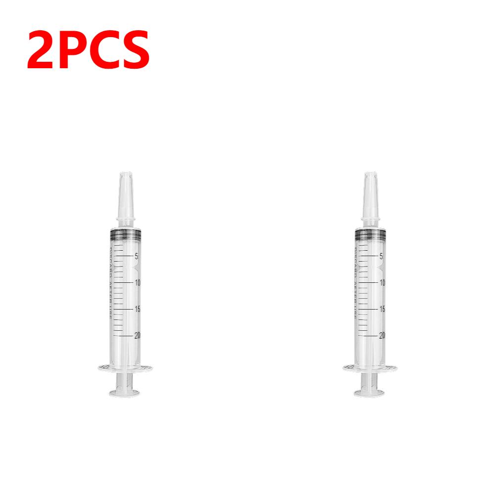 2-150ml Syringe Large Capacity With 100cm Hose Pump Measuring Washable Injector For Industrial Pet Food Feeding Oil Glue Fluid