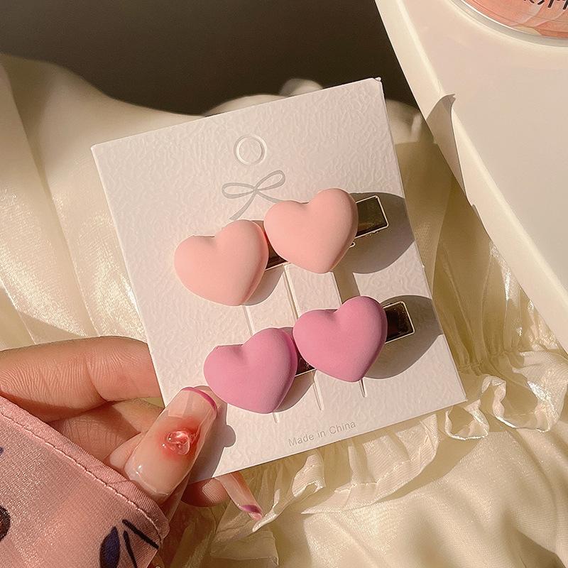 3/4Pcs/Set Women Girls Fashion Coffee Color Geometric Star Ornament Hair Clips Adult Sweet Hairpins Female Cute Hair Accessories