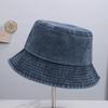 New Solid Color Simple Casual Versatile Small Fresh Bucket Hat Outdoor Travel Sunscreen Shows Small Temperament Basin Hat