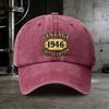 1 Vintage Washed Hat, A Must-Have Baseball Cap For Men'S Travel From The Vintage Limited Edition 1946, A Fashionable Daily Wear