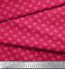 Soimoi Japan Crepe Satin Fabric Dot & Paisley Print Fabric by Metre 42 Inch