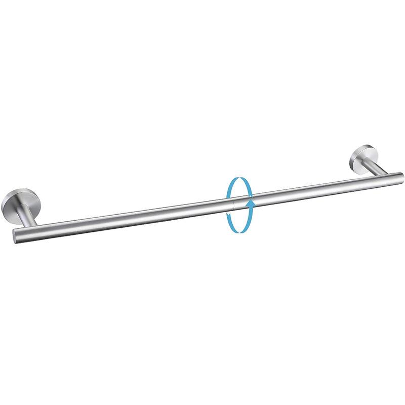 18-Piece Stainless Steel Bathroom Set: Towel Bars, Tissue Holder, Hooks, and Accessories