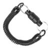 Magnet Clip Metal Fishing Net Magnetic Release Holder Retractor Hanging Buckle with Lanyard