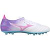Mizuno AG Artificial Ground Cushioning Soccer Shoes Men's White Purple P1GA238456