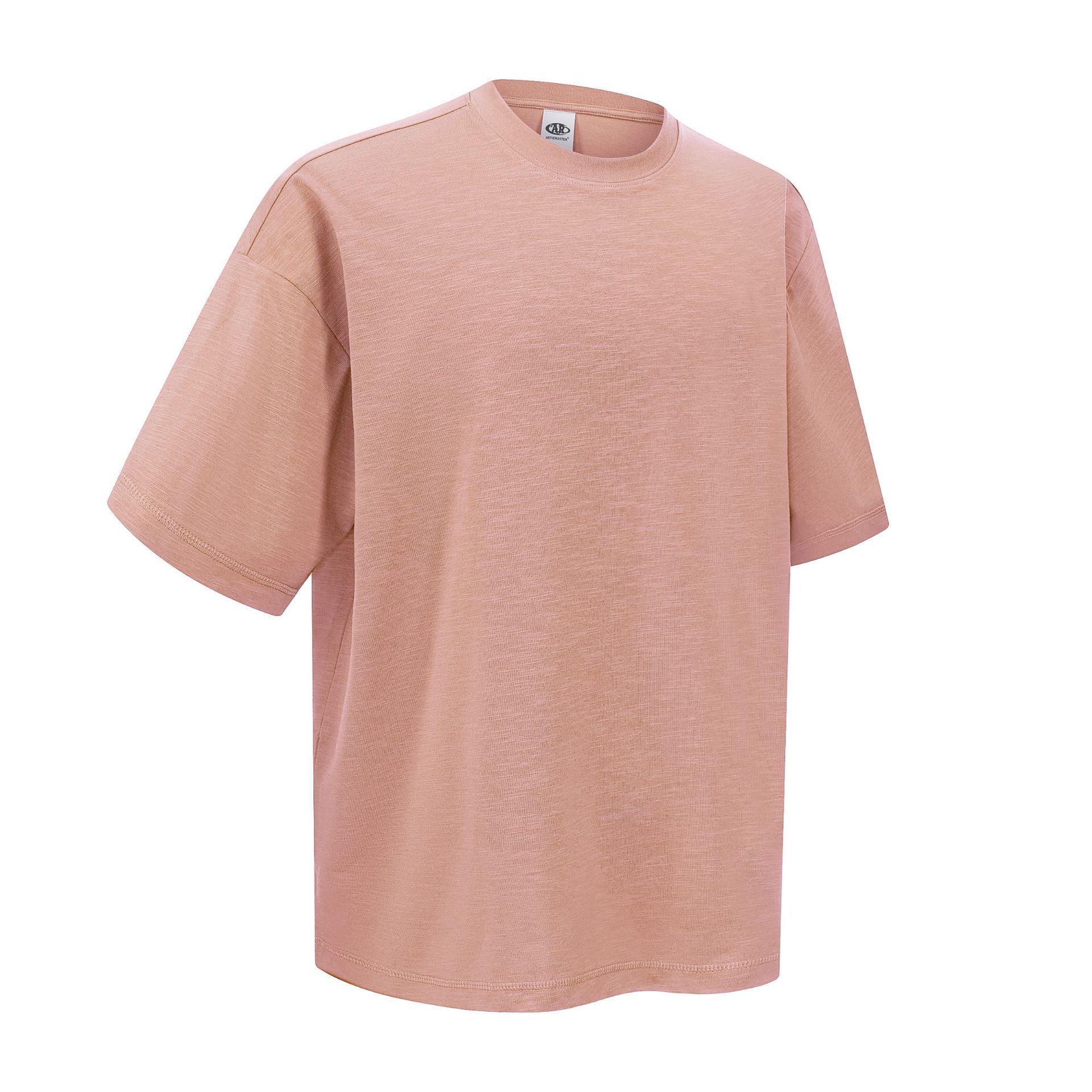 

2026 Trendy Men s Heavyweight Breathable Short Sleeve Solid Color T-shirt Double Extra Large