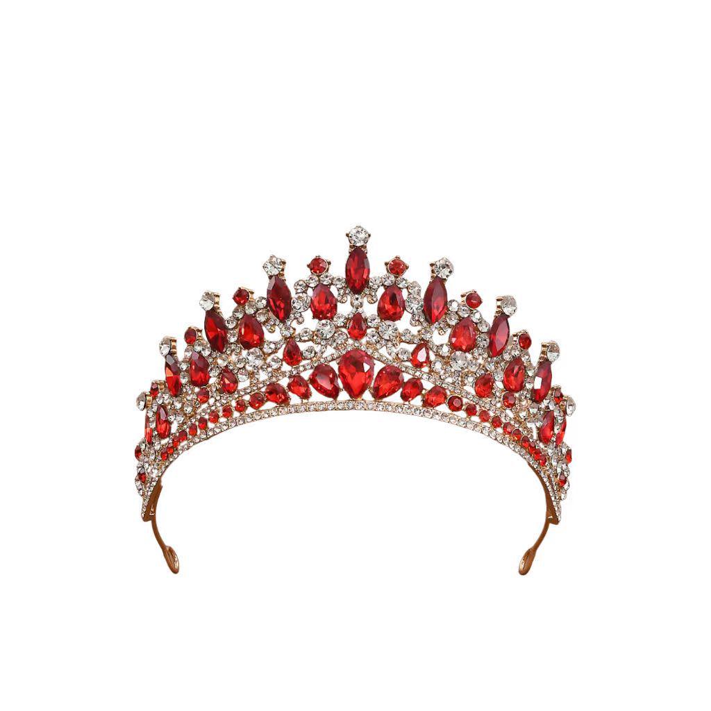 Baroque Crystal Bridal Crown and Hair Accessories Set