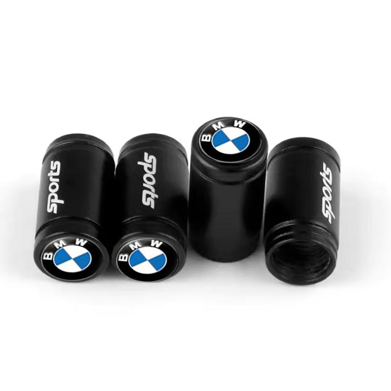 4Pc Car Wheel Tire Valve Caps Stem Cover Accessories For BMW M E46 X1 X3 X4 X5 X6 F48 G01 E84 E83 F39 F10 F30 G11 G07 G80 G60E60