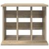 Vinyl Record Storage Sonoma Oak 42 x 33 x 36 cm