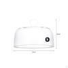 Borosilicate Glass Cloche with Hole Heat-Resistant Smoke-Infusing Dome