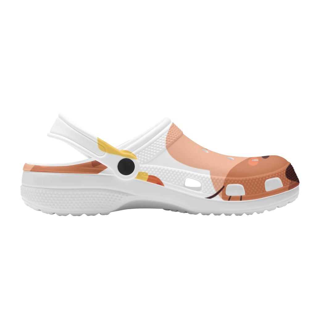 Colorful Pattern EVA Clogs Adult Unisex Lightweight Soft Slip On Casual Shoes Soft Sole Summer Sandals Summer Daily Wear