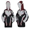 New Avengers, Quantum Battle Suit Concept Sweater, Zipper Hoodie