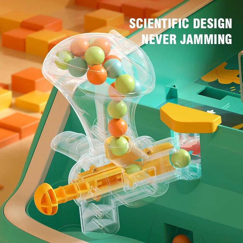 Children's Creative Marbles Game Machine Toy Scoring Music Lights Gifts Family Party Games Educational Toys for Boys Girls Gifts