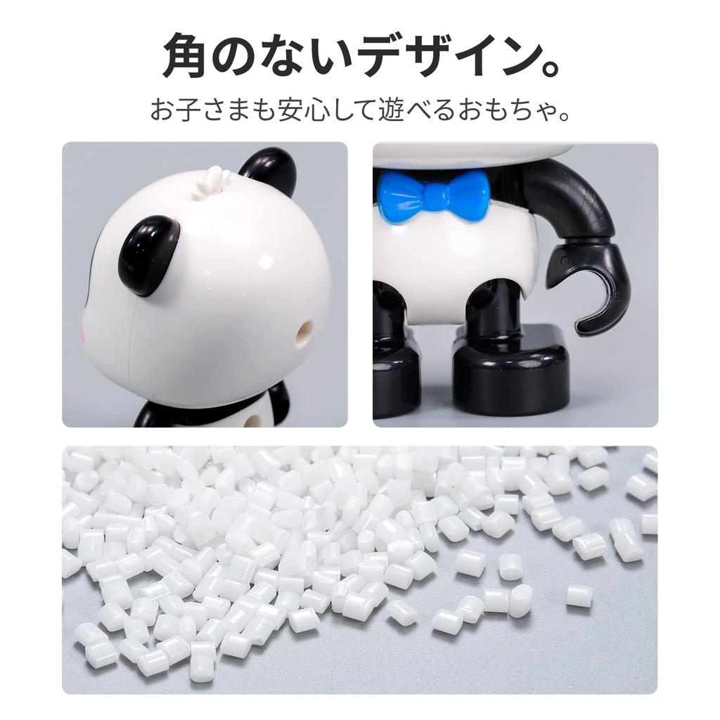 BabyBus Kiki & Miu-Miu Figure, Panda, Educational Toy for Babies and Kids, Ages 0, 1, 2, and 3, Birthday Gift, Baby Bus
