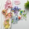 Anime Luminous My Little Pony Resin Accessories DIY Cream Glue Phone Case & Fridge Sticker Pack