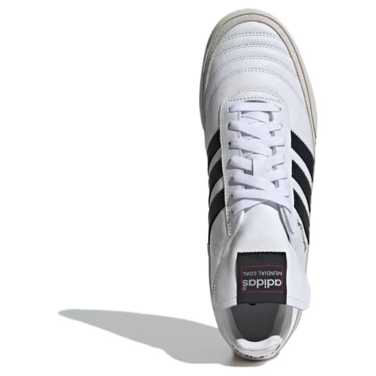 Adidas Mundial Goal Weiß Schwarz Unisex Sneaker Wolkenweiß Kernschwarz Gold-Metallic ID4047