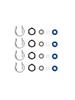 O-ring di tenuta iniettore carburante 0280150414 Adatto per A3 S3 2012-20 TT TTS 2014-2023