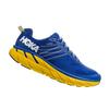 Hoka One One Clifton 6 Low Top Running Shoes Men sneakers Yellow Blue 1102872-NBLM
