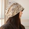 Autumn and Winter Hats Women's Triangular Standard Versatile Stacking Hat Big Head Circumference Showing Face Small Headgear Warm Cold Hat