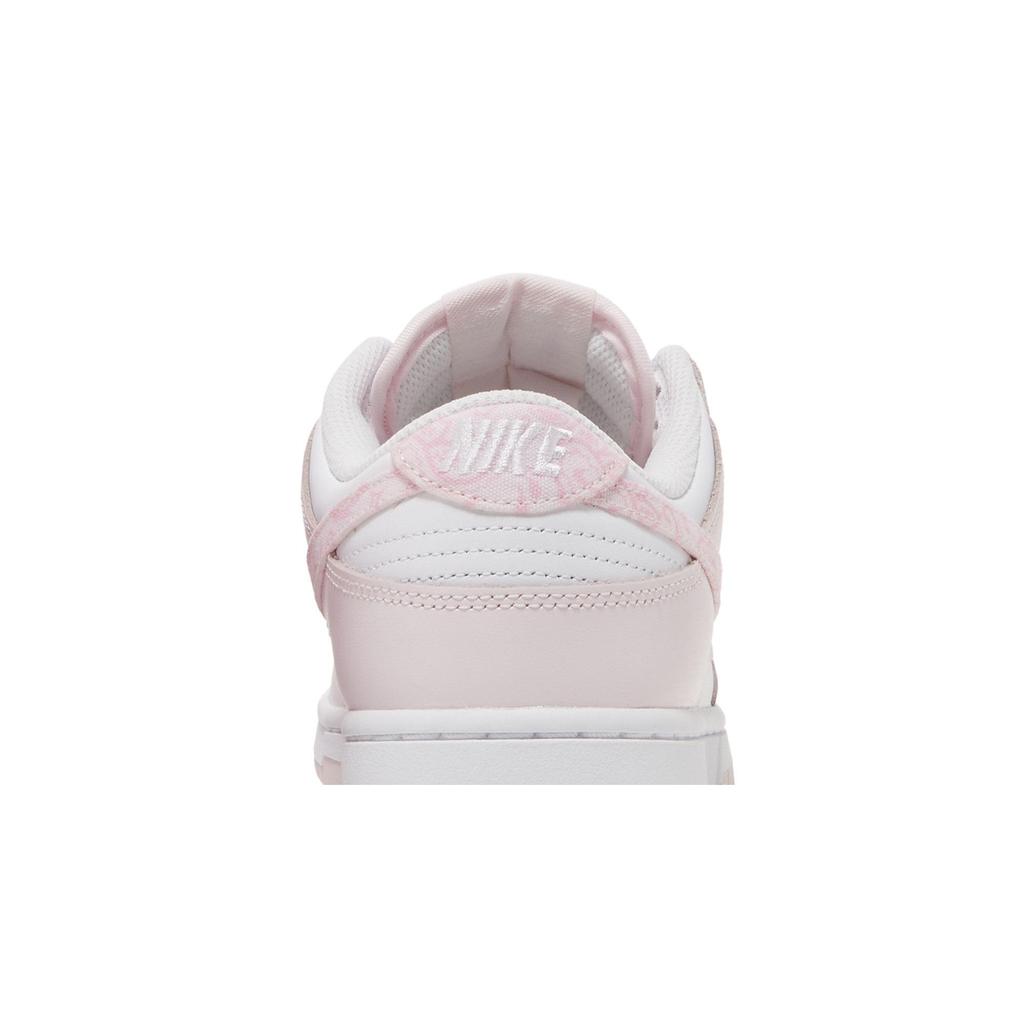 Nike Womens Dunk Low 'Pink Paisley' (women's sizes) White / Medium Soft Pink / Pearl Pink Skateboard Shoes FD1449 100