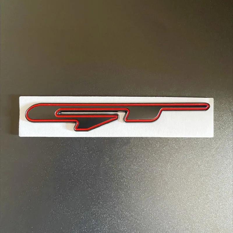 KMWL7 3D Metal GT Line Logo Car Rear Trunk Emblem Badge Decals For Peugeot 307 308 Renault KIA Rio K3 K5 Ceed Sportage Auto Stickers