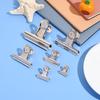 Stainless Steel Office Stationery Folder & Ticket Clip