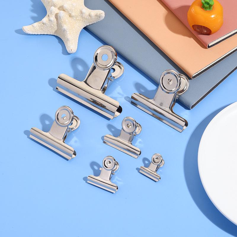 Stainless Steel Office Stationery Folder & Ticket Clip