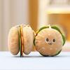 Plush Hamburger Keychain With Cute Design Perfect For Girl Backpack Accessories