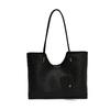 Minimalist commuter bag women's large-capacity new casual versatile shoulder bag woven tote bag