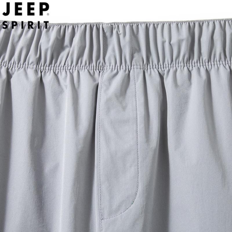 JEEP SPIRIT Herren Gerade Passform Elastischer Bund Freizeit-Hose