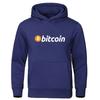 Men's Bitcoin Print Hoodie Hot Selling Casual Fashion Hoodie Unisex Retro Casual Sweatshirt Long Sleeve Pullover